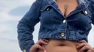 She left him hard just to grab and feel the size