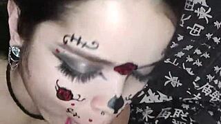 O wellington prado recebeu um boquete profundo no pau grande cheio de veias e lambuzou meu rosto com porra - completo no red