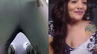 Big booty mature loves dick and gets a big surprise.