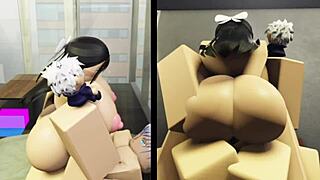 utahime proves strength with hot slut sex