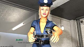 femdom cop humiliates