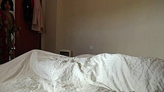 maid startled by big black french cock in hotel