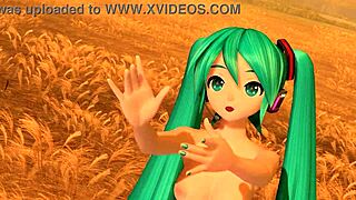 Hatsune Miku in velvet arabesque project diva full nude mod