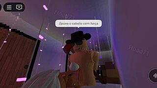 Femboy Wanted Rough Sex Until Dawn At Party - Brookhaven