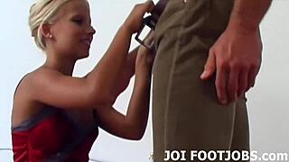 Get on your knees and lick my heels clean!