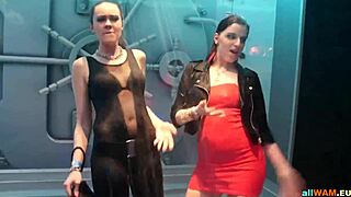 beautiful european babes demonstrate their best dance moves in a fun routine