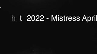 dominatrix mistress april dominates in the rosen garden part 3