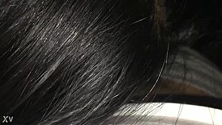 Slow motion blowjob looks so wet and sexy