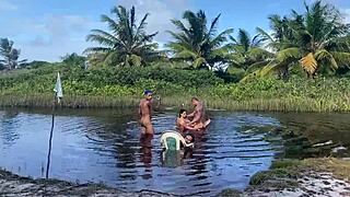 Watch wife FUCKED in hair, cuckold cries!