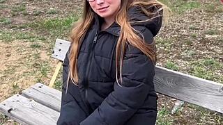 Home video captures beautiful couple in passionate rough sex on bent-over doggystyle