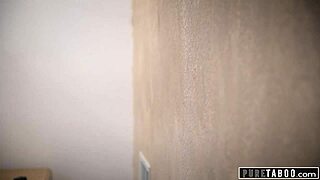 Ember Snow engages in rough sex with various partners, riding and deepthroating in taboo scenarios