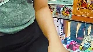 im at the toy store browsing fun items