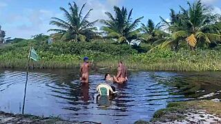 Watch wife FUCKED in hair, cuckold cries!