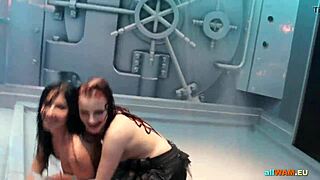 beautiful european babes demonstrate their best dance moves in a fun routine