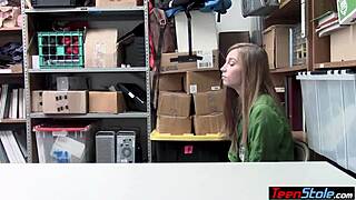 Unusual dirty strip search of a teen 18+ by a mall cop