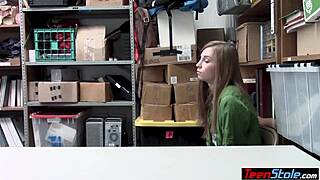 Unusual dirty strip search of a teen 18+ by a mall cop