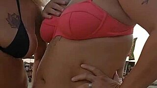 we're looking for a guy on the beach to fuck us hard - we found a virgin