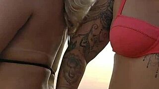 we're looking for a guy on the beach to fuck us hard - we found a virgin