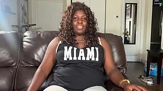 Olympic Athlete Althea Charless Interracial Casting Session