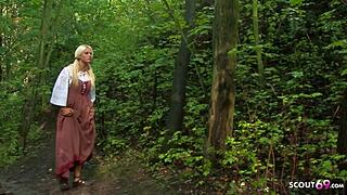 Skinny teen 18+ seduces to anal dp fuck in parody threesome