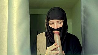 Slutty Muslim Deepthroat Teacher Moans Loudly