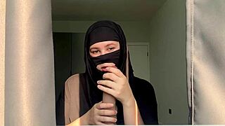 Slutty Muslim Deepthroat Teacher Moans Loudly