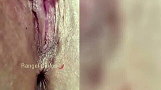 Rangel Carlos fingers swollen wet pussy deeply