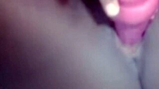 Brown Sugar Takes Dildo Deep In Shaved Pussy