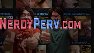 Yorkshire pervy nerds casually get their cocks sucked in reality setting