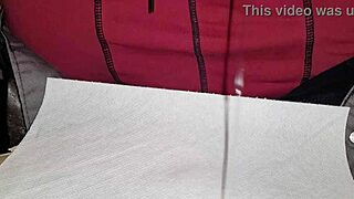 Teasing my tied up dick making myself drip and cum