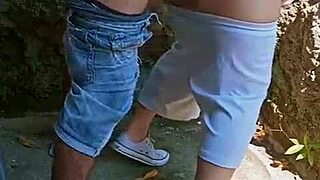 Horny Couples Fuck Behind Abandoned House