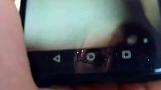 my wife gives me a hot handjob show while i spy