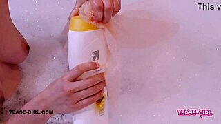 Super cute teen 18+ takes a sexy bath