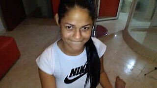 Latina hotwife slut fully dominated and fucked used as a cum dump