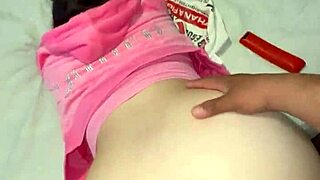 Suggestive Big Ass Latina With Shaved Pussy