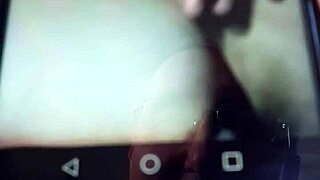 my wife gives me a hot handjob show while i spy