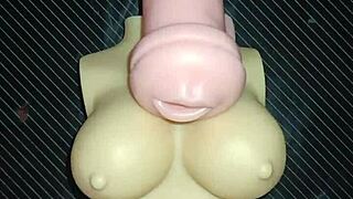 Wow, Trio Blows Doll And Fucks Anal From Mouth To Ass Cum On Tits!