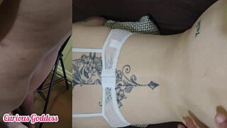 Curious Goddess - Pregnant Blonde Cheating On Husband Giving Her Big Ass Sucking Lovers Cock