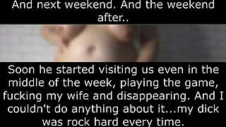 My chubby sexy wife accidentally becomes a breeding cum dumpster for my pervert best friend