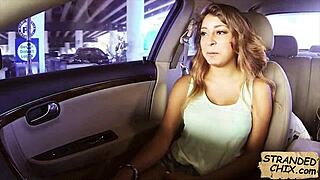 Hot Teen Babe Gets Fucked For A Ride