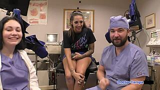 stefania, why spread your tanned legs for dr. tampa's tampa university entrance physical?