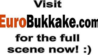 Short haired beauty pissed and drilled by group