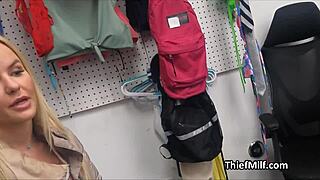 Fit Big Tit Blonde Milf Busted During Undressing