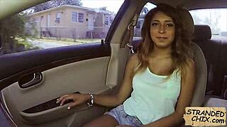 Hot Teen Babe Gets Fucked For A Ride