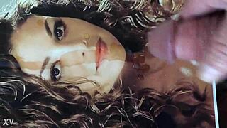 Beautiful lesbian discovers her addiction to hot cum on her face, begging for more