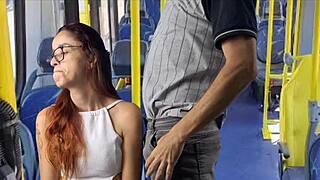 Student Gets Intensely Fucked On The Bus In Public