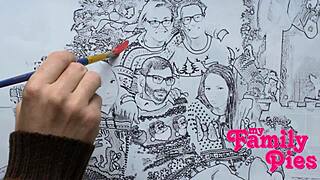 In this story, naughty roommate Jane Rogers accidentally gets fucked while roleplaying as a maid by her pervy roommate on webcam