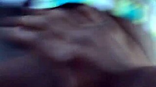 tattooed african black in car adventure