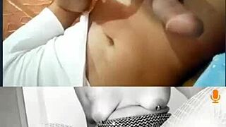 hot latina milf gets huge cum tribute.