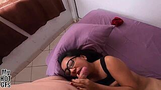 Pía says, 'I'm ready for my first porn casting as a beautiful Latina amateur.'